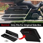 Saddle Bag Hinge Latch Covers For Harley Touring Road Street Glide 1993-2013