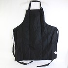 Mainstays Black Cotton Blend Kitchen Apron With Pockets