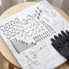 Tkkuy 94pcs Mixed Pack Piercing Kits Stainless Steel 14g 16g 20g With Tools