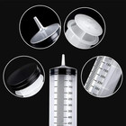 100ml 550ml Large Capacity Syringe Reusable Pump Measuring With 1m Tube
