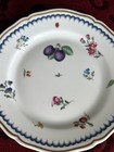 Two  2  Ginori 1735 Italian Fruits  antico Doccia  Salad Plate 7 7 8   Used Once