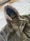 Vintage 1940   s Wwii Us Army Military Pile Field Parka Liner Jacket Size Medium