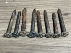 Railroad Date Nail 1933 Lot Of 8 Rare Free Shipping