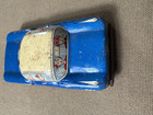 Rare Vintage Litho Tin Friction Toy Car Made In Japan
