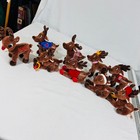Reindeer Plush Dan Dee Full Set Of 9 Collectors Choice Rudolph