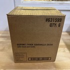  6 Pack  Dupont Tyvek Trimaco Full Coverage Coverall Size 2x 3x W  Hood   Boots