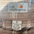 Vintage Liz Claiborne Brown Plaid Pleated Midi Skirt Cotton 80s Academia 6