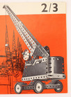 Vintage Meccano Outfits 2 3 Instruction Manual Booklet Printed In England Guide