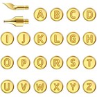 Wood Burning Tips Letters Set  Alphabet Template Branding Tip For Golden