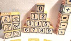 Spanish Bi Lingual Wooden Blocks Letters Numbers Animals Math Childrens Toys