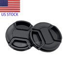 4xpcs 58mm Plastic Snap-on Front Lens Cap Cover For Canon Nikon Slr Dslr Camera