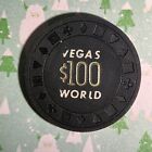              Casino Chip       100 Vegas World Las Vegas Nevada Only 1 Found Unique            