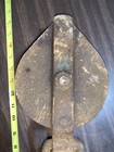 Huge 18    Vintage Block   Tackle Industrial Factory Crane Farm Pulley-swivel Hook