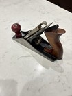 Vintage Great Neck G-4  no  4 Size  Bench Plane w wood Handles  9  Length