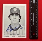 Ted Simmons Milwaukee Brewers Autographed Signed Team Photo Baseball Card Vtg