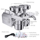 Double Head Oil Press Commercial Stainless Steel Oil Press Maker Machine