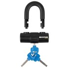 Oxford Hd Max Black Steel Motorcycle Disc Lock Padlock D Lock U Lock Lk310
