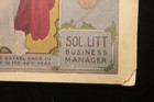      1903 Mcvicker   s Theatre Chicago Program Art Nouveau Cover Tempest Ads Vtg