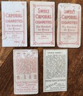 1909-11 T206   T205  Sweet Caporal   Hassan Card Lot 5 Oberlin Malarkey Etc Poor