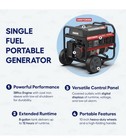 Craftsman Performance Recoil Start 7500w   6000w Gasoline Portable Generator New