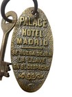 Vintage Palace Hotel Madrid Room Skeleton Key And Fob   367