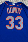 Dowdy Size 44  33 2019 New York Mets Game Jersey Issued Road  150  Un Used Mlb