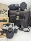      Canon Ae-1 Kit Vintage 35mm Camera Original Boxes With 50mm And 75-250 Lens 