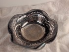 Victorian Silverplate Footed Bon Bon Bowl Quadruple Plate Pierced Nut Dish 