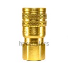 Foster Solid Brass Quick Coupler Air Hose Connector Fittings 1 4 Body X  1 8 Npt