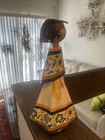 Vintage 11    Paper Mache Mexican Folk Art Doll Figure Tonala Signed