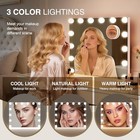 Hollywood Vanity Mirror With 14 Led Bulbs  Professional Lighted 15 7 l X 20 5 w
