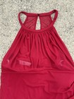 Nwt David   s Bridal Bridesmaid Dress Size 22 Classic Sleeveless Apple Red
