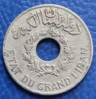Lebanon 1 Piastre 1925  Copper - Nickel Km 3                                  Grand Liban 