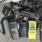 Lot Of 5 Motorola Radio Walkie Talkies - Mixed With Batteries   Mics Untested