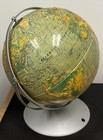 Nystrom Globe World Sculptural Relief 12 Inch Double Axis Vtg 1985 Ussr