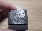 Vintage Letterpress Printing Block Women Winter Bonnet Wreath Christmas 