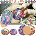 Ijbnhd 8 Pieces Hummingbird Diamond Painting Coasters 4x4x0 1  