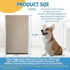 2 Pack Pac11-11039 For Pet Safe Door Replacement Flaps For Dog And Cat  Doggi   