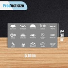 Novelty Funny Car Stickers For Or Truck Unused Button  Vinyl 1pcs  Black 