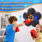 Kids Bluetooth Boxing Machine Wall Target Training Punching Game Led