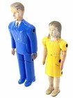 Vintage 1940s-1950s Renwal Usa Doll Toy Dad  44   Daughter  41-read 