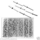 1000pc 1 8  Aluminum Blind Pop Rivet Assortment 4 Hand air Riveter Gun Rivet Set