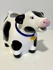 Large 6 5   x10    Ceramic Cow Pitcher Creamer And Chick With Handle Farmhouse Decor