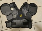 Wilson Pro Professional Gold 2 Umpire Chest Protector Black Small S Memory Foam