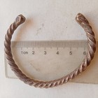 Rare Ancient-style Viking Bronze Twisted Bracelet   beautiful Antique-look Jewelry
