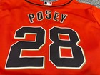 Majestic San Francisco Giants Baseball Jersey Buster Posey  28 Mlb Youth 14 16