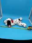 Vtg 90s Ty Pillow Pals Spotty Dalmatian Plush Dog Red Bow 15  Big Beanie Baby