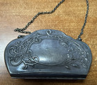 Vintage Antique German Silver Coin Purse Embossed