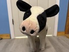 Melissa   Doug Calf Plush Cow Large Stuffed Toy Realistic 22    Height Jumbo Rare