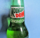 Vintage   Long Neck Mountain Dew 12oz Glass Soda   Pop Bottle   Full